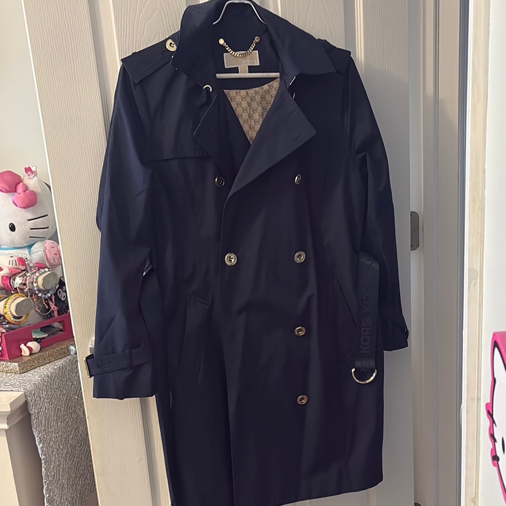 Stylish Navy Trench Coat